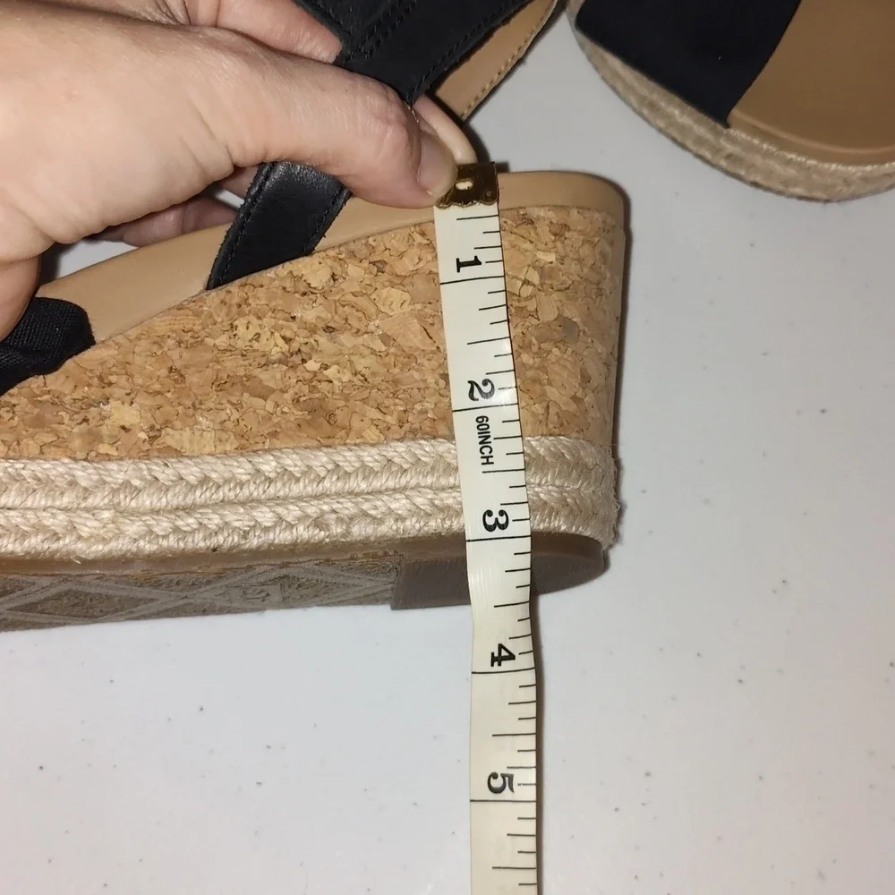 UGG Joslyn Espadrille Wedge Sandal | Black | Size 10